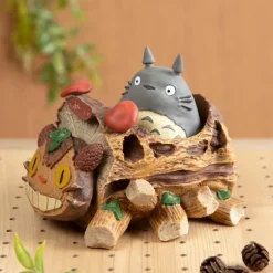 Maison Ghibli Décoration|Planter Totoro Gris & wagon Chatbus - Mon Voisin Totoro