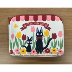 Maison Ghibli Accessoires|Pochette Jiji Tulipes - Kiki la petite sorcière
