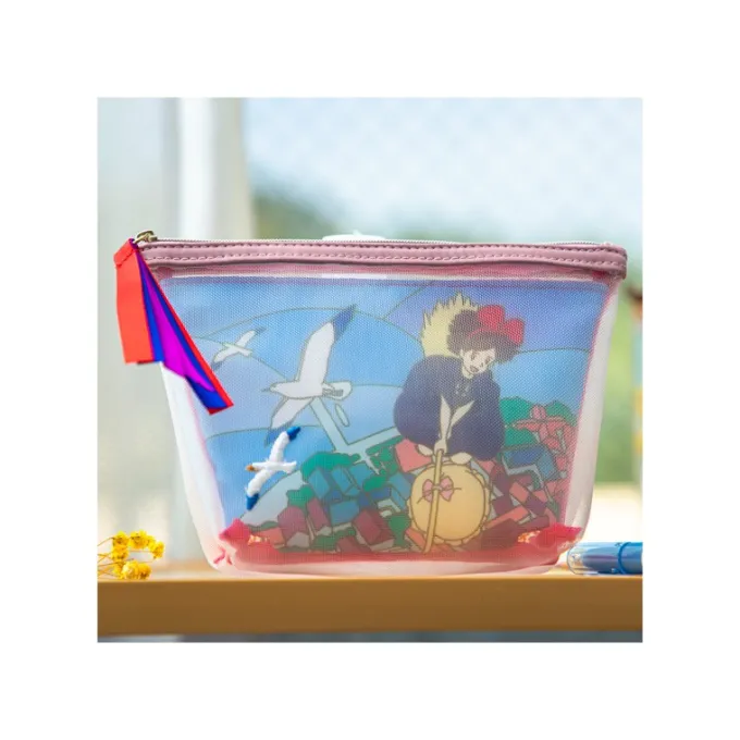 Maison Ghibli Accessoires|Pochette transparente brodée - Kiki la petite sorcière