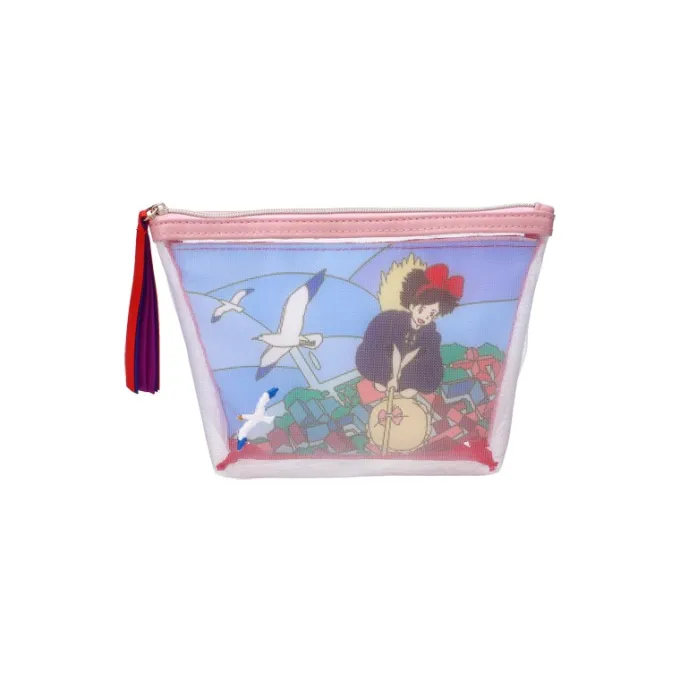 Maison Ghibli Accessoires|Pochette transparente brodée - Kiki la petite sorcière