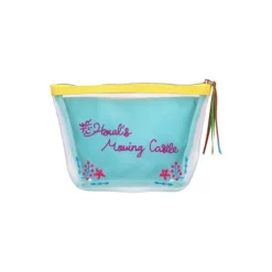 Maison Ghibli Accessoires|Pochette transparente brodée - Le Château ambulant
