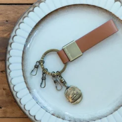 Maison Ghibli Porte-Clés|Porte Clés Cuir Marco - Porco Rosso