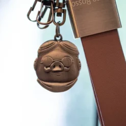 Maison Ghibli Porte-Clés|Porte Clés Cuir Marco - Porco Rosso