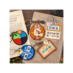 Maison Ghibli Porte-Clés|Porte-Clés broderie Arrêt de bus - Mon Voisin Totoro
