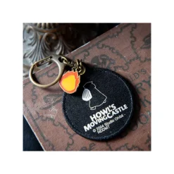 Maison Ghibli Porte-Clés|Porte-Clés broderie Disque magique - Le Château ambulant