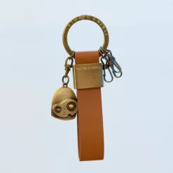 Maison Ghibli Porte-Clés|Porte-Clés Cuir Robot – Le Château dans le ciel