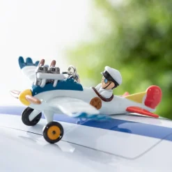 Maison Ghibli Porte-Clés|Porte-clés 3D Avion des rêves - Le vent se lève