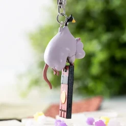 Maison Ghibli Porte-Clés|Porte-clés 3D Boh mouse et oiseau - Le Voyage de Chihiro