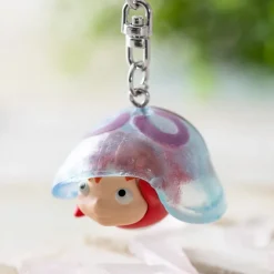 Maison Ghibli Porte-Clés|Porte-clés 3D Ponyo et méduse - Ponyo sur la falaise