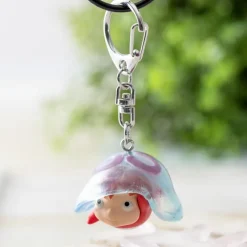 Maison Ghibli Porte-Clés|Porte-clés 3D Ponyo et méduse - Ponyo sur la falaise