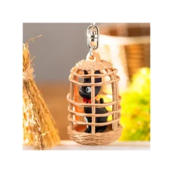 Maison Ghibli Porte-Clés|Porte-Clés Jiji en cage - Kiki la petite sorcière