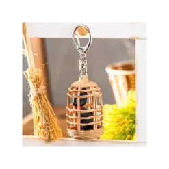 Maison Ghibli Porte-Clés|Porte-Clés Jiji en cage - Kiki la petite sorcière