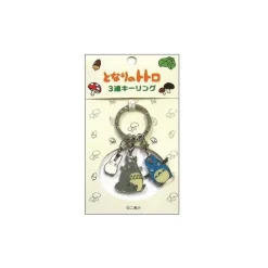 Maison Ghibli Porte-Clés|Porte-Clés Métal Totoro 3 Personnages - Mon Voisin Totoro