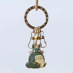 Maison Ghibli Porte-Clés|Porte-Clés Métal Totoro Gris – Mon Voisin Totoro