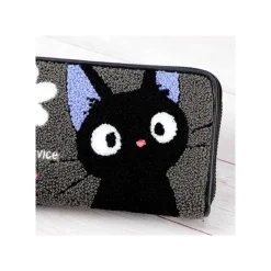 Maison Ghibli Accessoires|Portefeuille Cuir Et Tissu Kiki Fleur - Kiki la petite sorcière