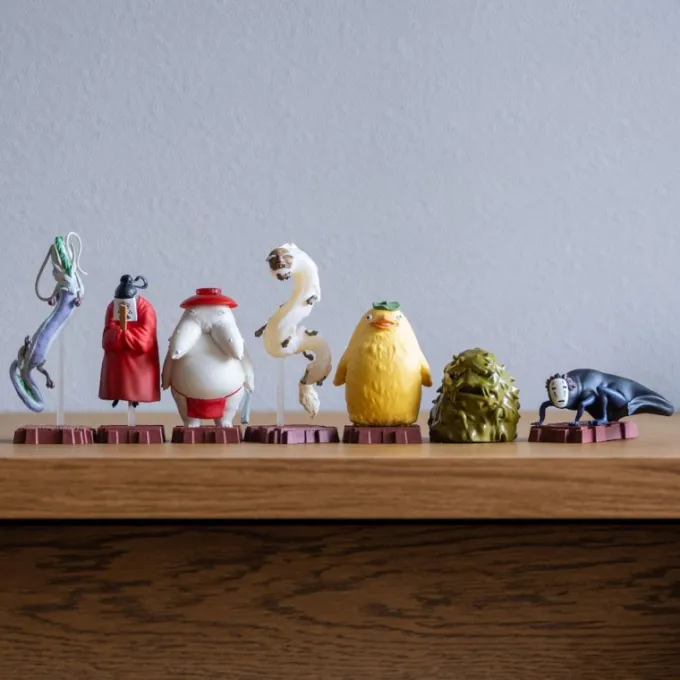 Maison Ghibli Figurines|Pose Coll Assort. de 8 Figurines Dieux Unabara - Le Voyage de Chihiro