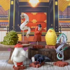 Maison Ghibli Figurines|Pose Coll Assort. de 8 Figurines Dieux Unabara - Le Voyage de Chihiro