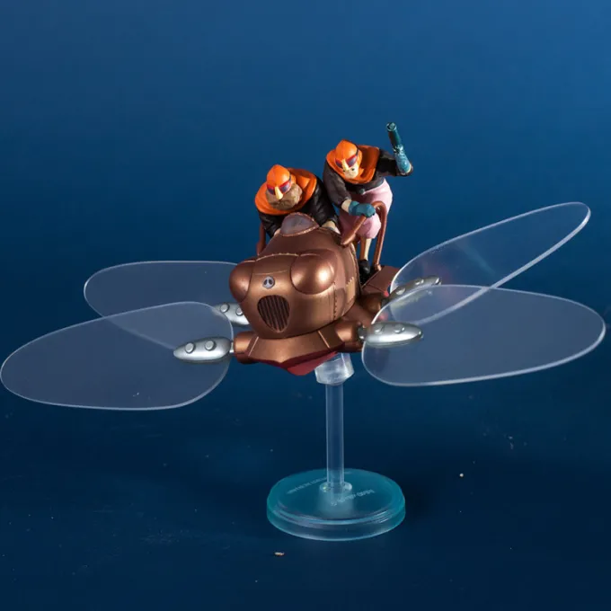 Maison Ghibli Figurines|Pose Collec Assort. de 5 Figurines Flaptter - Le Château dans le ciel