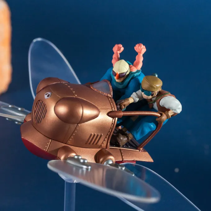 Maison Ghibli Figurines|Pose Collec Assort. de 5 Figurines Flaptter - Le Château dans le ciel