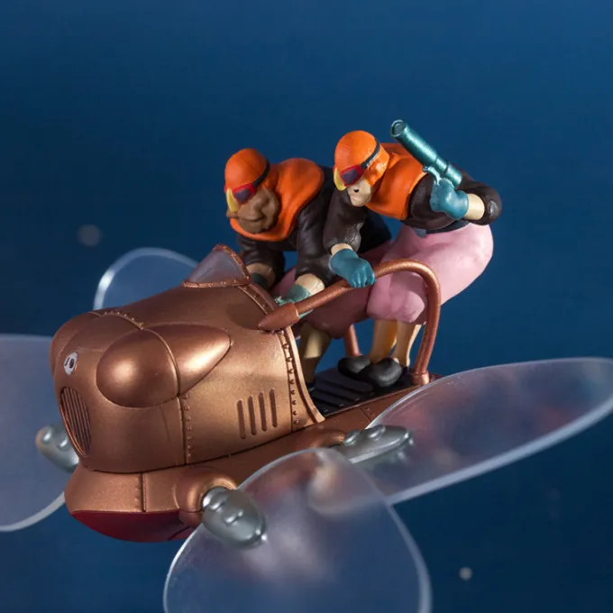 Maison Ghibli Figurines|Pose Collec Assort. de 5 Figurines Flaptter - Le Château dans le ciel