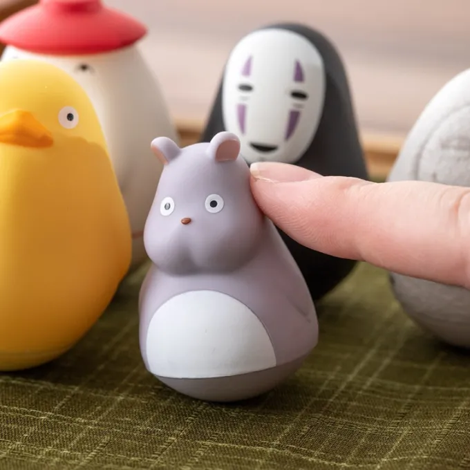 Maison Ghibli Figurines|Pose Collect Assort. de 6 Figurines Roly-poly - Le Voyage de Chihiro
