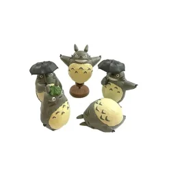 Maison Ghibli Figurines|Pose Collection Assort. de 6 Figurines Totoro 01 - Mon Voisin Totoro