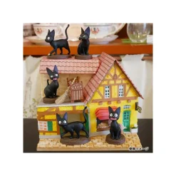 Maison Ghibli Figurines|Pose Collection Assort. de 6 Figurines Jiji – Kiki la petite sorcière