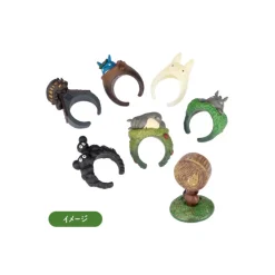 Maison Ghibli Figurines|Pose Collection Totoro Assortiment de 6 Bagues - Mon Voisin Totoro