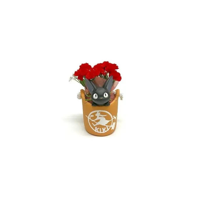 Maison Ghibli Décoration|Pot de Fleur Jiji - Kiki la petite sorcière