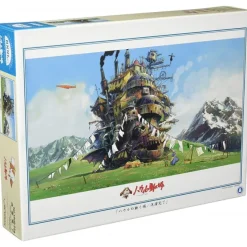 Maison Ghibli Puzzle|Puzzle 1000P Jour de Lessive - Le Château ambulant