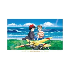 Maison Ghibli Puzzle|Puzzle 1000P Kiki à la plage - Kiki la petite sorcière