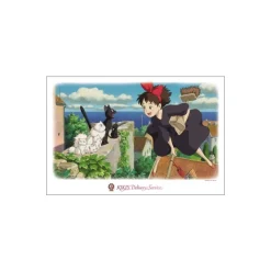 Maison Ghibli Puzzle|Puzzle 1000P Kiki et les chats - Kiki la petite sorcière