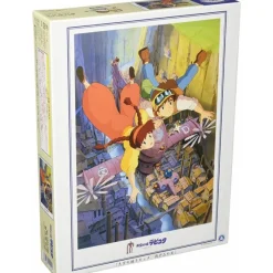 Maison Ghibli Puzzle|Puzzle 1000P Pouvoir du Cristal - Le Château dans le ciel