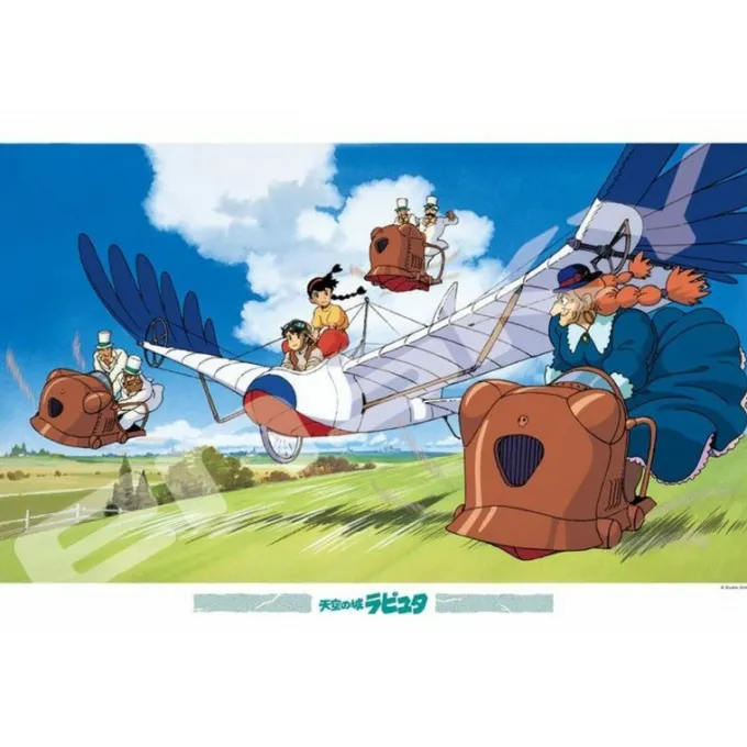 Maison Ghibli Puzzle|Puzzle 1000P Vol d’essai - Le Château dans le ciel