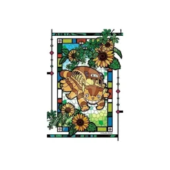 Maison Ghibli Puzzle|Puzzle Vitrail 126P Chatbus et tournesols - Mon Voisin Totoro