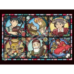 Maison Ghibli Puzzle|Puzzle Vitrail 208P Gallerie des personnages - Si tu tends l'oreille