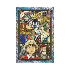 Maison Ghibli Puzzle|Puzzle Vitrail 300P Horloge de Chikyuya - Si tu tends l'oreille