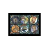 Maison Ghibli Puzzle|Puzzle Vitrail 208P Laputa - Le Château dans le ciel