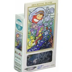 Maison Ghibli Puzzle|Puzzle Vitrail 126P Ponyo sous la mer - Ponyo sur la falaise