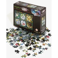 Maison Ghibli Puzzle|Puzzle Vitrail 208P Totoro et ses amis - Mon Voisin Totoro