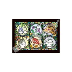 Maison Ghibli Puzzle|Puzzle Vitrail 208P Toutes les saisons - Mon Voisin Totoro