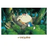 Maison Ghibli Puzzle|Puzzle Vitrail 500P Une sieste avec Totoro - Mon Voisin Totoro