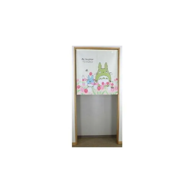 Maison Ghibli Décoration Murale|Rideaux Totoro Tulipes - Mon Voisin Totoro