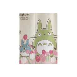 Maison Ghibli Décoration Murale|Rideaux Totoro Tulipes - Mon Voisin Totoro