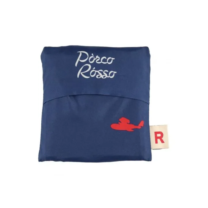 Maison Ghibli Sacs|Sac pliable patch Porco - Porco Rosso