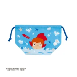 Maison Ghibli Sacs|Sacoche à cordon Ponyo dans la mer 17x26 - Ponyo sur la falaise