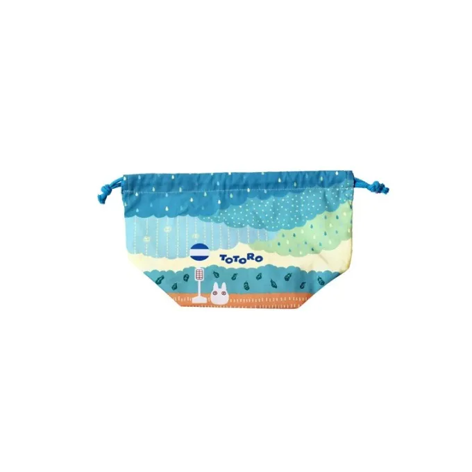 Maison Ghibli Sacs|Sacoche à Gousset Totoro sous la pluie 17 x 26 cm - Mon Voisin Totoro