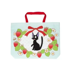 Maison Ghibli Sacs|Sacoche d'écolier Jiji Fraise - Kiki la petite sorcière
