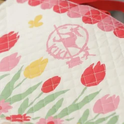 Maison Ghibli Sacs|Sacoche d'écolier Jiji Tulipes - Kiki la petite sorcière