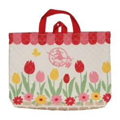 Maison Ghibli Sacs|Sacoche d'écolier Jiji Tulipes - Kiki la petite sorcière
